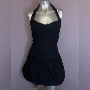 Wild Fable Black Mini Halter Dress